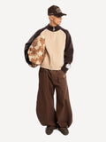 Another Cotton Lab Zip Cardigan Chocolate