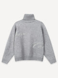 Another Cotton Lab Knit Rollkragen Sweater Grey