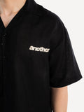 Another Cotton Lab Linen Short Sleeve Shirt Black