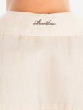 Another Cotton Lab Linen Short Sleeve Shirt Off White