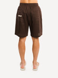 Another Cotton Lab Linen Shorts Dark Brown