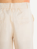 Another Cotton Lab Linen Shorts Off White