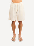 Another Cotton Lab Linen Shorts Off White