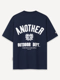 Another Cotton Lab Outdoor Dept. T-Shirt Navy