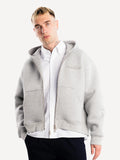 Another Cotton Lab Signature Zip-Hoodie grey
