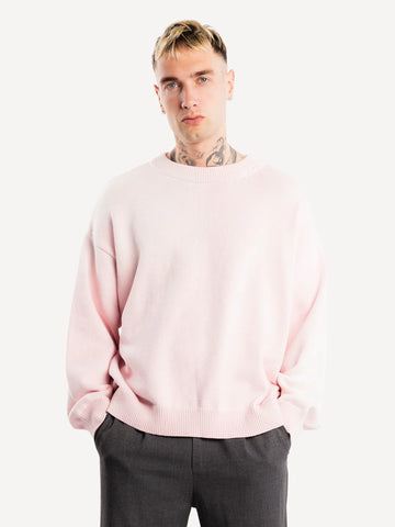 Another Cotton Lab Stich Knit Sweater Powder Pink