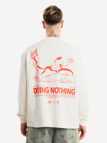 Another Cotton Lab Doing Nothing Longsleeve offwhite