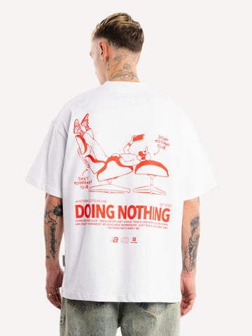 Another Cotton Lab Doing Nothing T-Shirt white