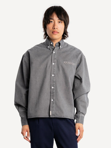 Another Cotton Lab Everyday Denim Shirt black