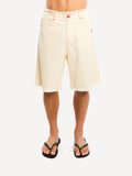 Another Cotton Lab Hi AC Jorts Off White