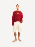 Another Cotton Lab Hi AC Jorts Off White