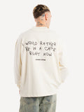 Another Cotton Lab I would rather be Longsleeve offwhite