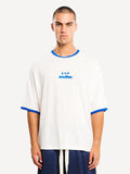 Another Cotton Lab Rave Department Ringer T-Shirt White