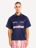 Another Cotton Lab Rave & Athletic Soccer Jersey T-Shirt Navy Blue