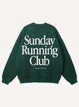 Another Cotton Lab Sunday Running Club Sweater bottle green
