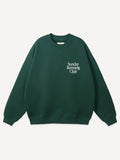 Another Cotton Lab Sunday Running Club Sweater bottle green