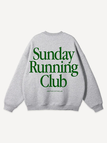 Another Cotton Lab Sunday Running Club Sweater heather grey