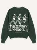 Another Cotton Lab Sunday Running Knit Sweater Bottle Green