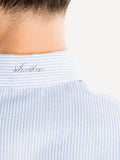 Another Cotton Lab The Essential Summer Shirt Blue Striped