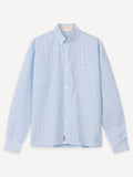 Another Cotton Lab The Essential Summer Shirt Blue Striped
