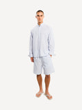 Another Cotton Lab The Essential Summer Shirt Blue Striped