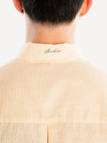 Another Cotton Lab The Short Sleeve Shirt Yellow Stripes