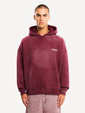 Another Cotton Lab Vacation Rules Hoodie Washed Wine Red