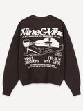 Another Cotton Lab Wine & Vibe Knit Sweater Brown