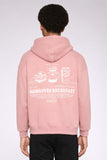 Another Cotton Lab Breakfast Hangover Zip-Hoodie pink