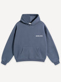 Another Cotton Lab Always Late Hoodie Vintage Blue