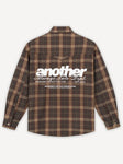Another Cotton Lab Flanell Shirt Dark Autumn