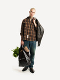 Another Cotton Lab Flanell Shirt Dark Autumn