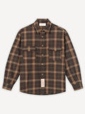 Another Cotton Lab Flanell Shirt Dark Autumn