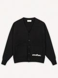 Another Cotton Lab Another Knit Cardigan Black