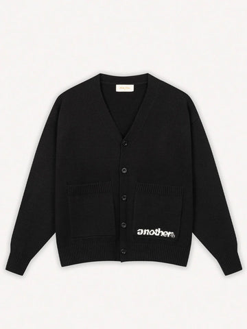 Another Cotton Lab Another Knit Cardigan Black