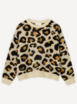 Another Cotton Lab Another Leopard Knit Sweater