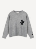 Another Cotton Lab Another Set Knit Sweater Heather Grey