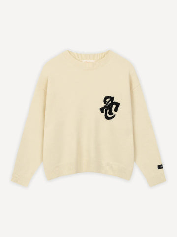 Another Cotton Lab Another Set Knit Sweater Off White