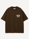 Another Cotton Lab Coffee Club T-Shirt Chocolate