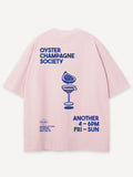 Another Cotton Lab Oyster and Champagne T-Shirt Rosa