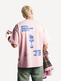 Another Cotton Lab Oyster and Champagne T-Shirt Rosa
