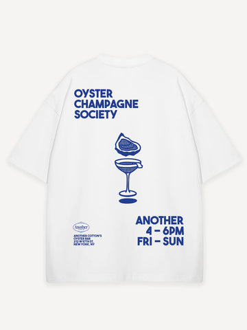 Another Cotton Lab Oyster and Champagne T-Shirt White