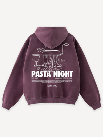 Another Cotton Lab Pasta Night Hoodie Red