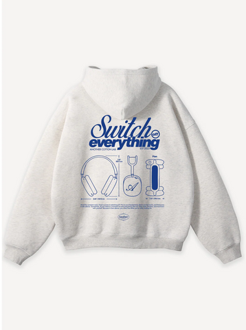 Another Cotton Lab Pods Hoodie Ash Grey