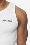 Pegador Logo Rib Undershirt White