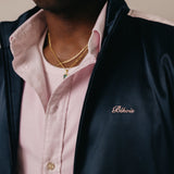 BLKVIS Washed Satin Track Jacket Blueberry