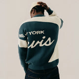 BLKVIS Jaquard Crewneck Sweater Sea Moss