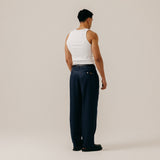 BLKVIS Pleated Trousers Blueberry