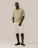 BLKVIS Rib Knitted Polo Tea