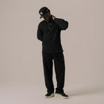 BLKVIS Script Waffle Longsleeve black